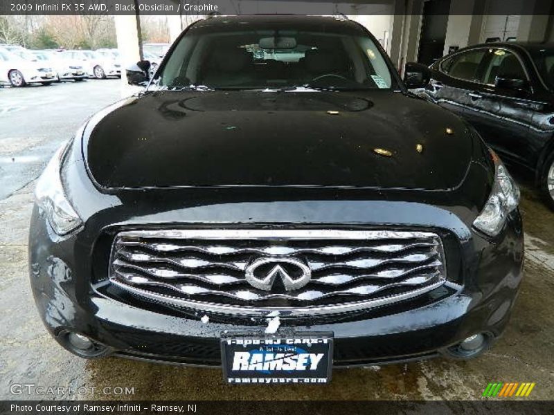 Black Obsidian / Graphite 2009 Infiniti FX 35 AWD