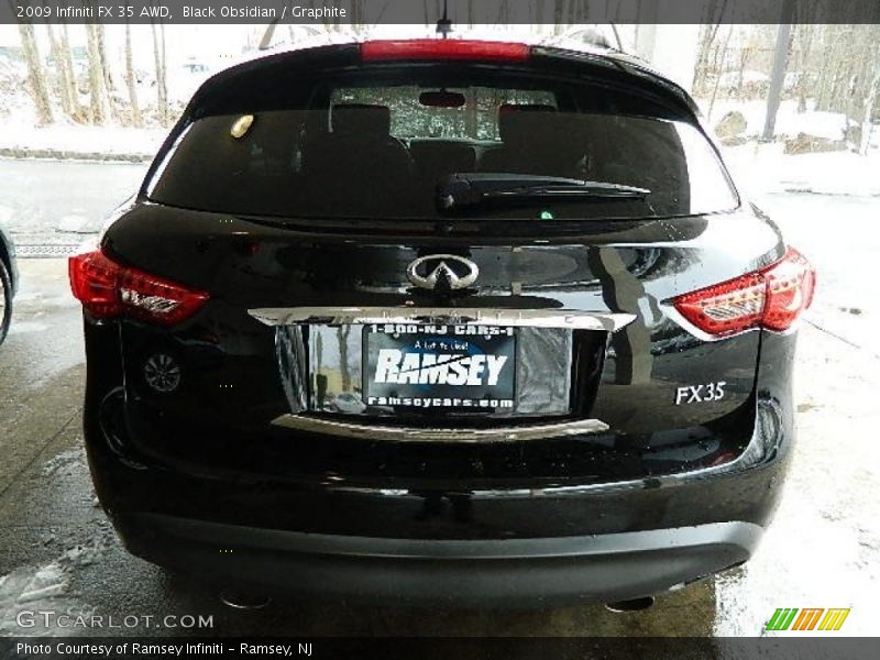 Black Obsidian / Graphite 2009 Infiniti FX 35 AWD