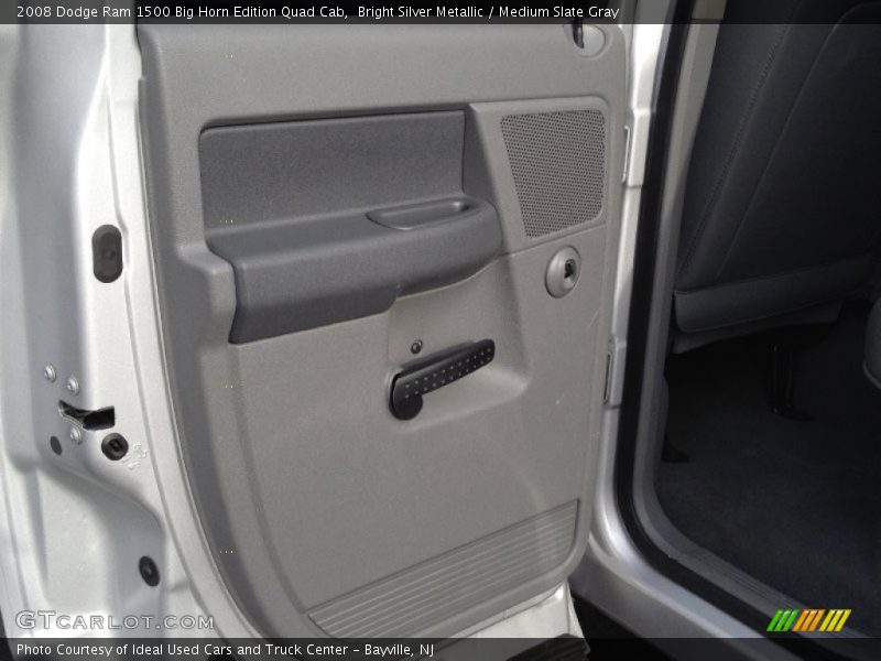 Bright Silver Metallic / Medium Slate Gray 2008 Dodge Ram 1500 Big Horn Edition Quad Cab