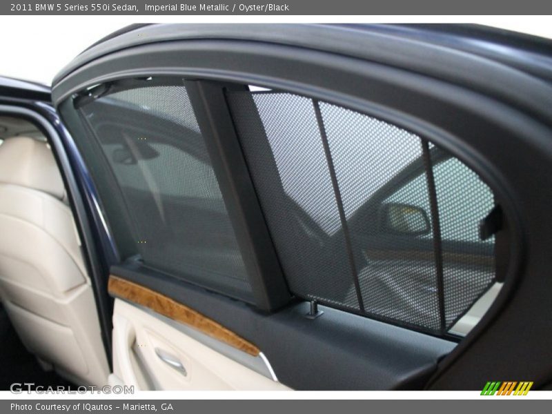 Imperial Blue Metallic / Oyster/Black 2011 BMW 5 Series 550i Sedan