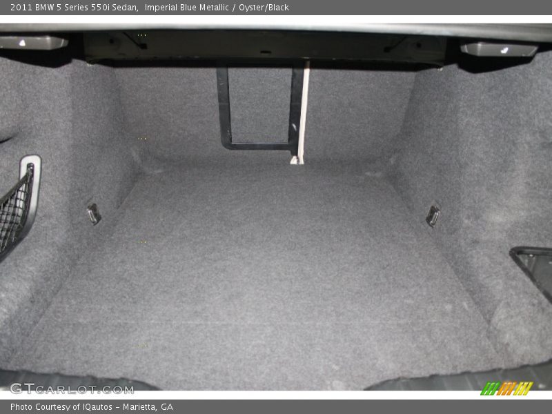 Imperial Blue Metallic / Oyster/Black 2011 BMW 5 Series 550i Sedan