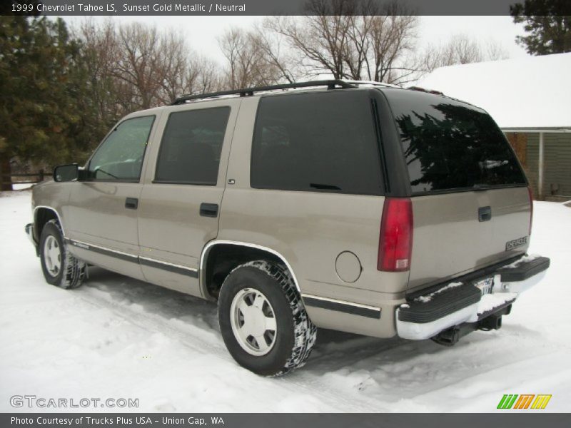 Sunset Gold Metallic / Neutral 1999 Chevrolet Tahoe LS