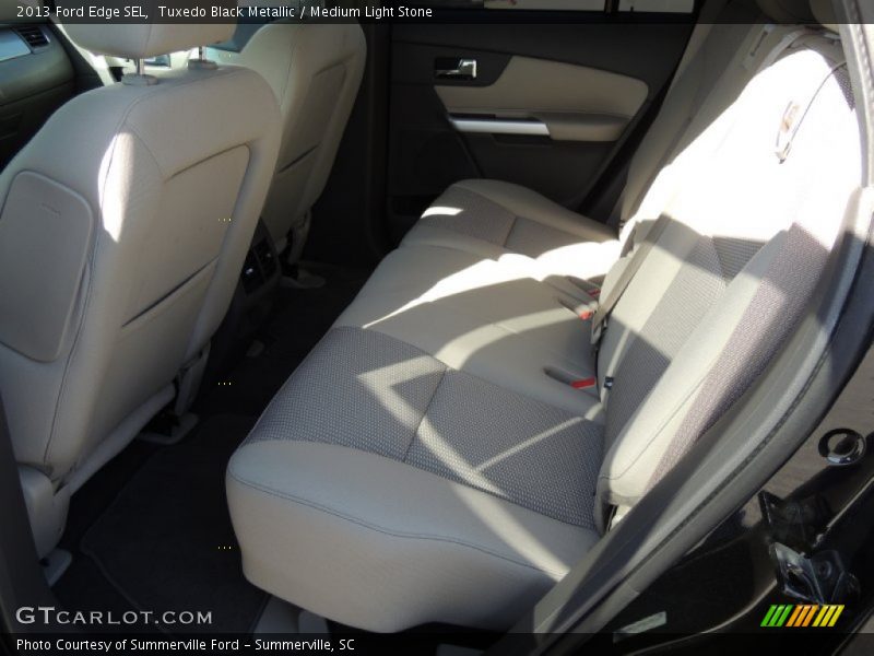 Tuxedo Black Metallic / Medium Light Stone 2013 Ford Edge SEL