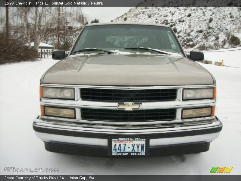 Sunset Gold Metallic / Neutral 1999 Chevrolet Tahoe LS