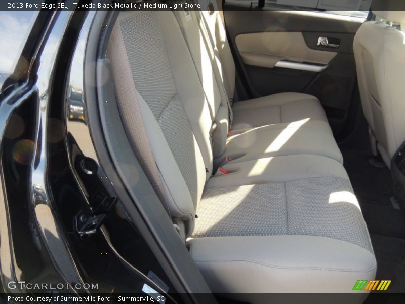 Tuxedo Black Metallic / Medium Light Stone 2013 Ford Edge SEL