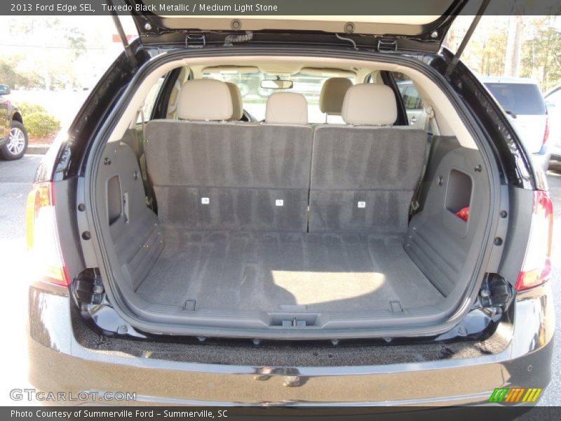Tuxedo Black Metallic / Medium Light Stone 2013 Ford Edge SEL
