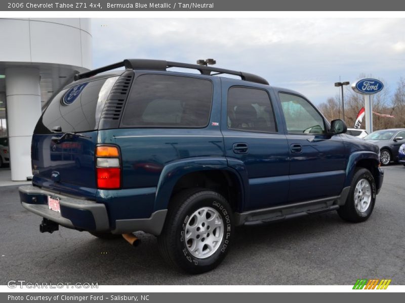Bermuda Blue Metallic / Tan/Neutral 2006 Chevrolet Tahoe Z71 4x4
