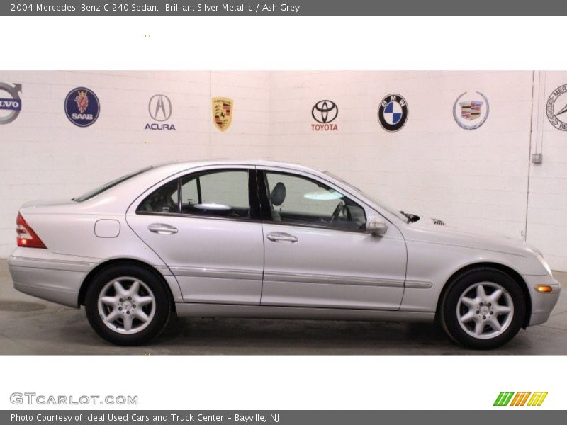 Brilliant Silver Metallic / Ash Grey 2004 Mercedes-Benz C 240 Sedan