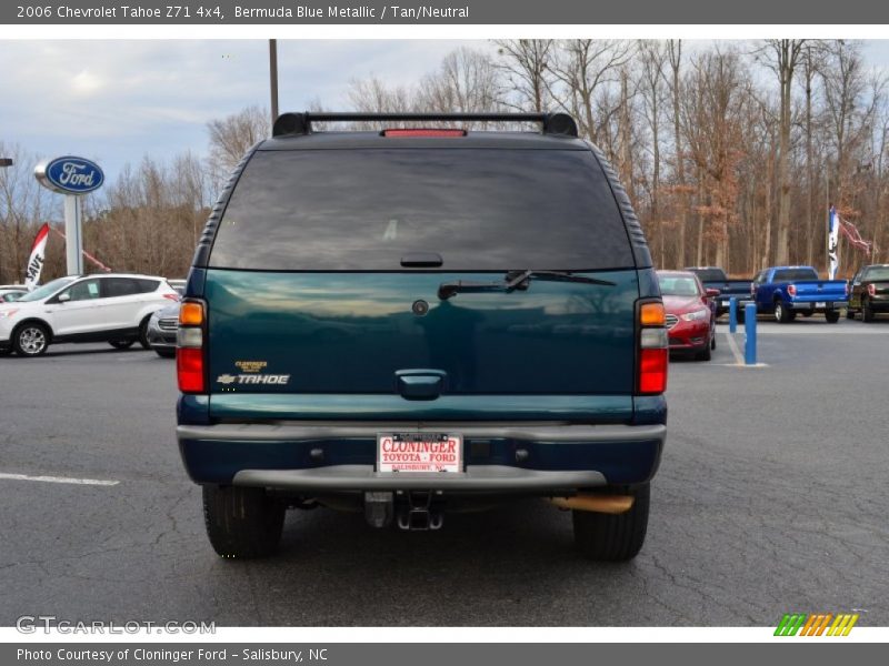 Bermuda Blue Metallic / Tan/Neutral 2006 Chevrolet Tahoe Z71 4x4