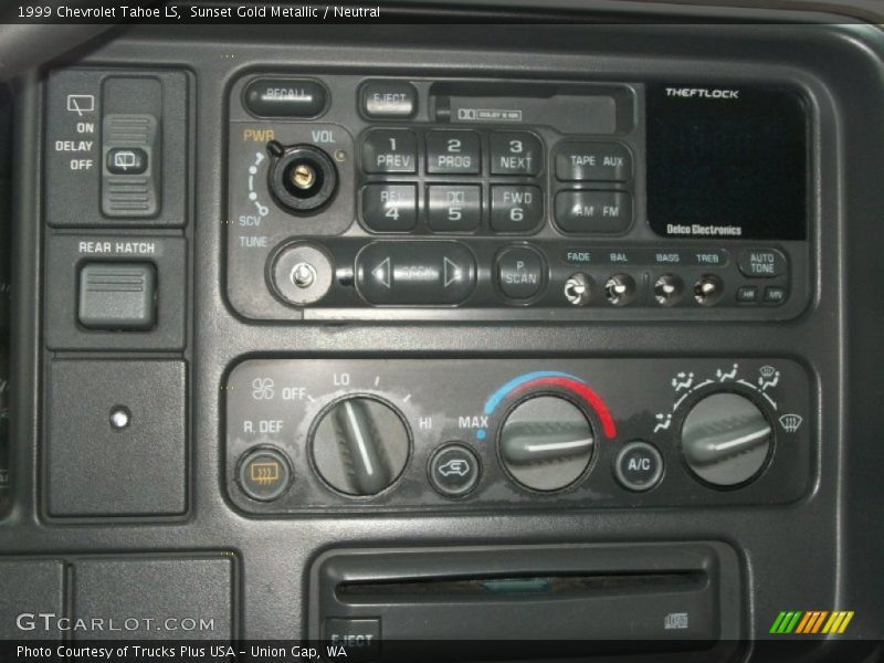 Controls of 1999 Tahoe LS