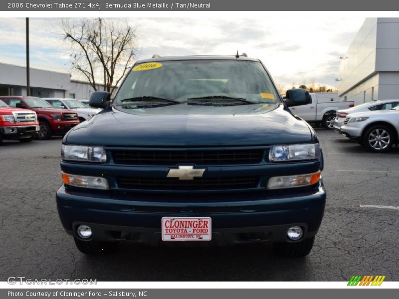 Bermuda Blue Metallic / Tan/Neutral 2006 Chevrolet Tahoe Z71 4x4