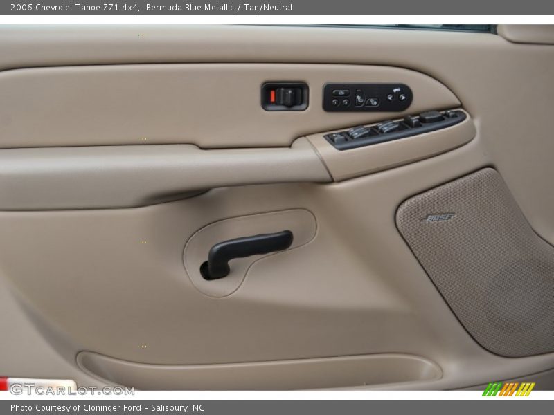 Bermuda Blue Metallic / Tan/Neutral 2006 Chevrolet Tahoe Z71 4x4