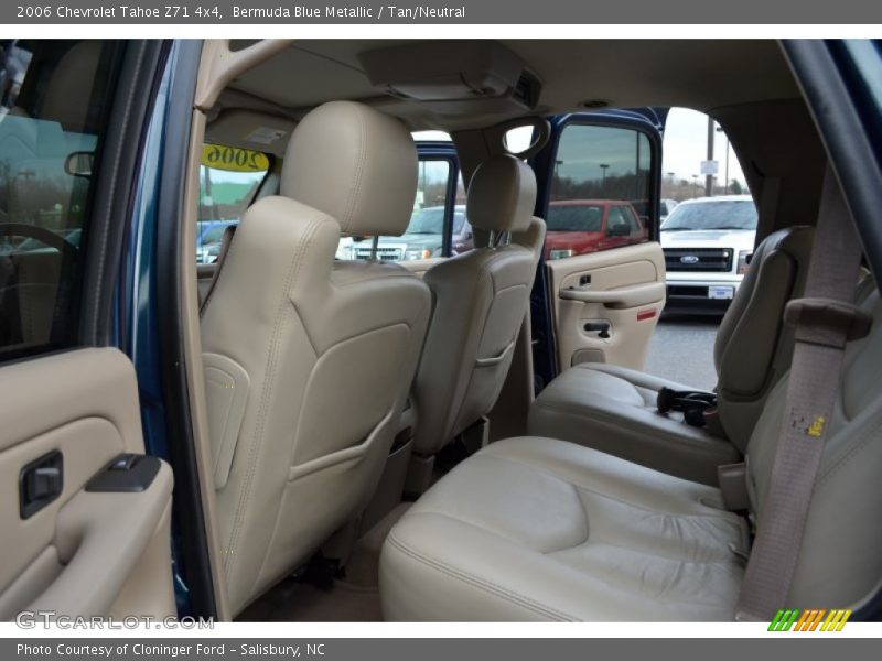 Bermuda Blue Metallic / Tan/Neutral 2006 Chevrolet Tahoe Z71 4x4
