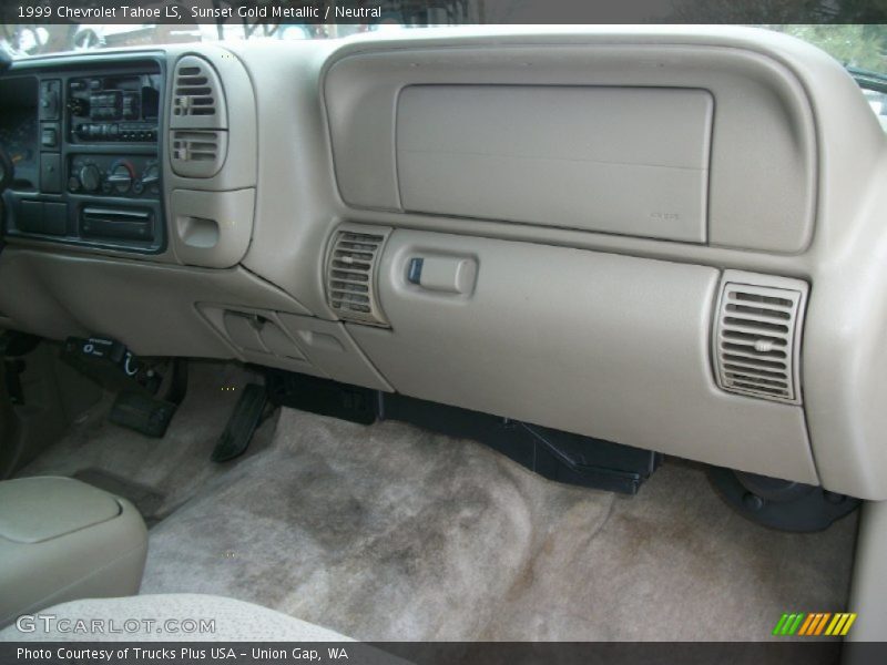 Sunset Gold Metallic / Neutral 1999 Chevrolet Tahoe LS