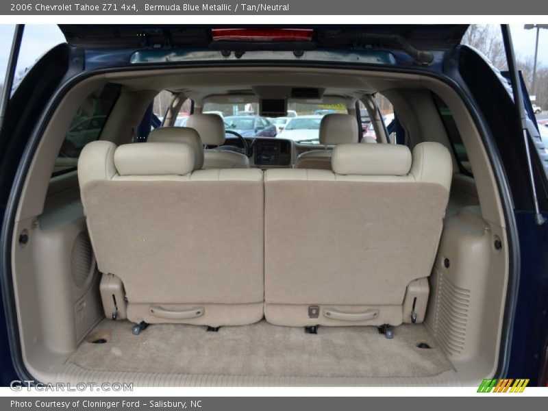 Bermuda Blue Metallic / Tan/Neutral 2006 Chevrolet Tahoe Z71 4x4