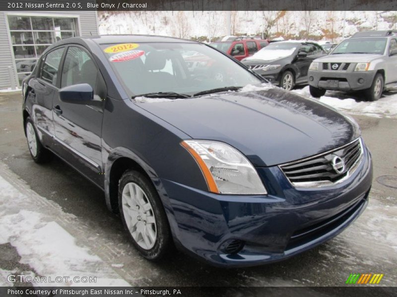 Blue Onyx / Charcoal 2012 Nissan Sentra 2.0 S