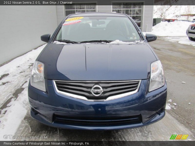 Blue Onyx / Charcoal 2012 Nissan Sentra 2.0 S