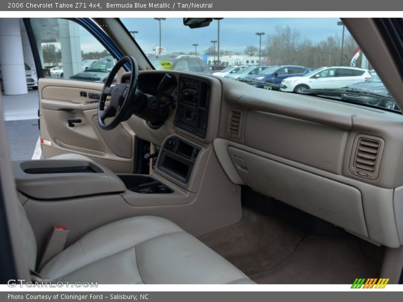 Bermuda Blue Metallic / Tan/Neutral 2006 Chevrolet Tahoe Z71 4x4
