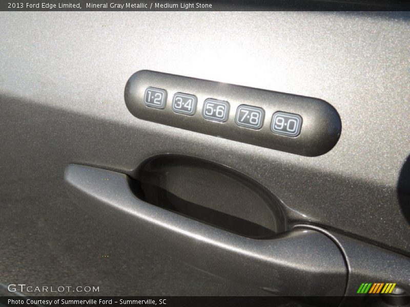 Mineral Gray Metallic / Medium Light Stone 2013 Ford Edge Limited