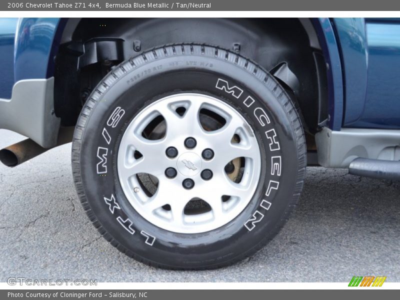Bermuda Blue Metallic / Tan/Neutral 2006 Chevrolet Tahoe Z71 4x4