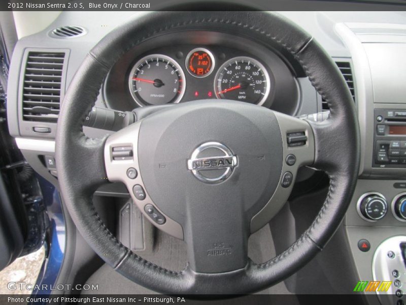 Blue Onyx / Charcoal 2012 Nissan Sentra 2.0 S