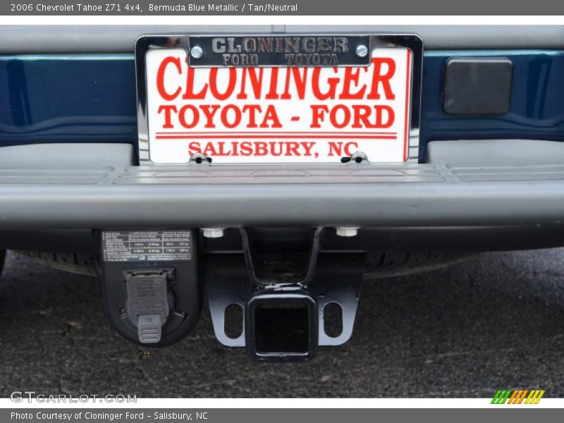 Bermuda Blue Metallic / Tan/Neutral 2006 Chevrolet Tahoe Z71 4x4