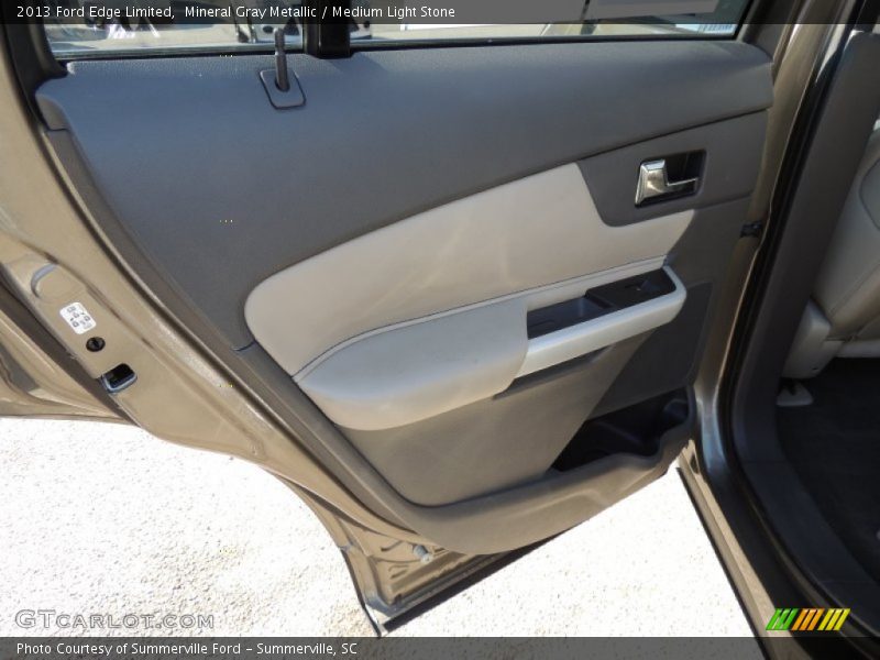 Mineral Gray Metallic / Medium Light Stone 2013 Ford Edge Limited