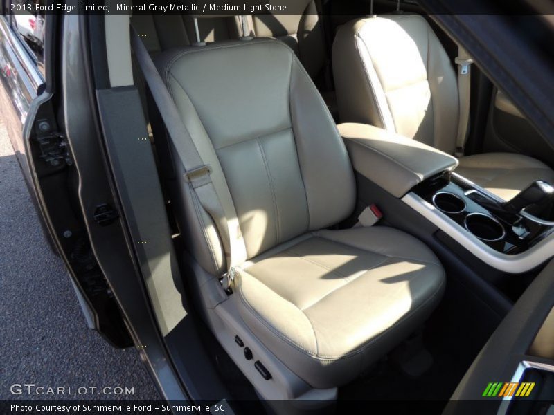 Mineral Gray Metallic / Medium Light Stone 2013 Ford Edge Limited