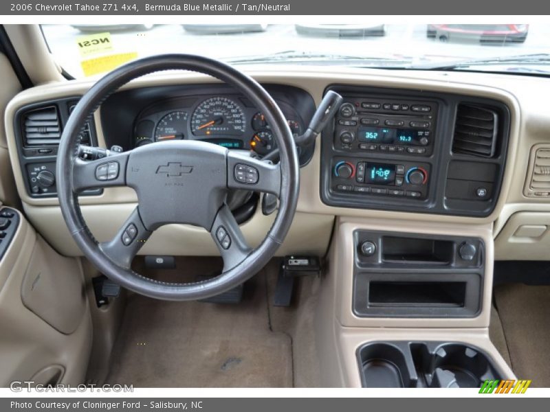 Bermuda Blue Metallic / Tan/Neutral 2006 Chevrolet Tahoe Z71 4x4