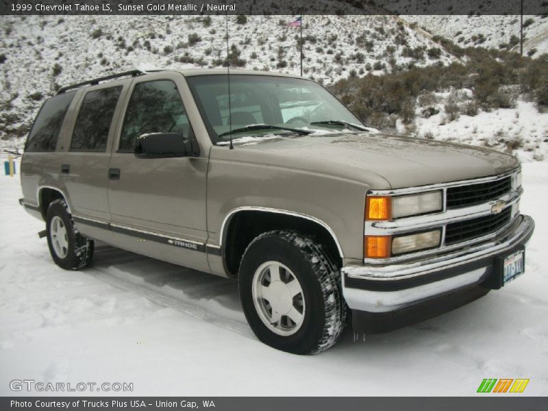 Sunset Gold Metallic / Neutral 1999 Chevrolet Tahoe LS