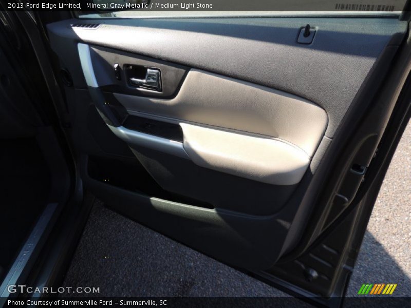 Mineral Gray Metallic / Medium Light Stone 2013 Ford Edge Limited