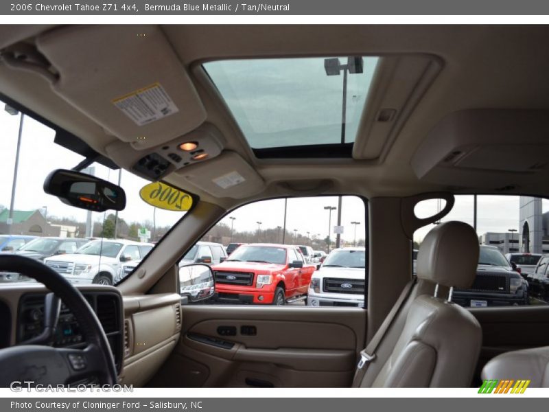 Bermuda Blue Metallic / Tan/Neutral 2006 Chevrolet Tahoe Z71 4x4