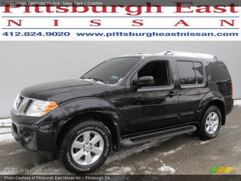 Super Black / Graphite 2012 Nissan Pathfinder SV 4x4