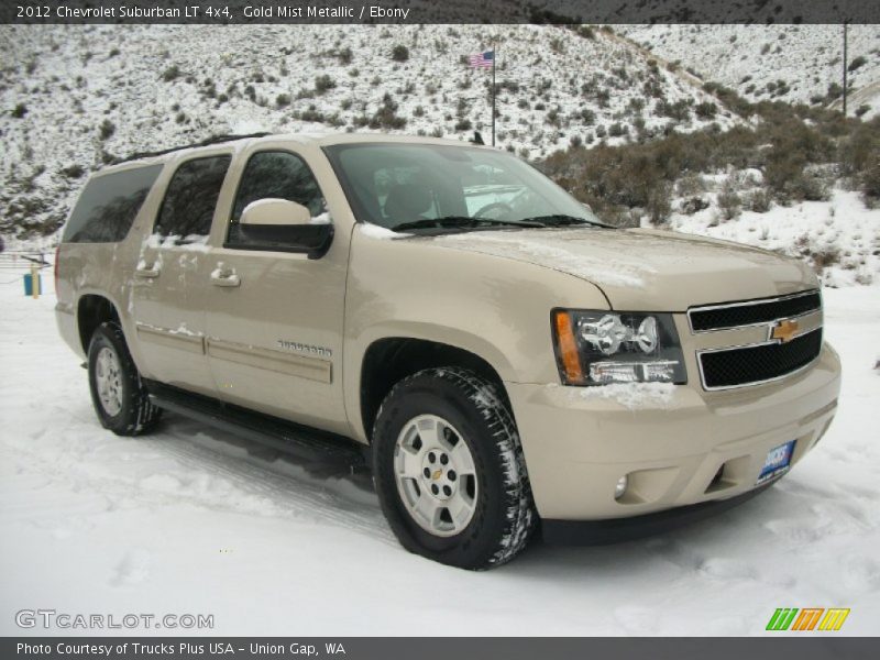 Gold Mist Metallic / Ebony 2012 Chevrolet Suburban LT 4x4