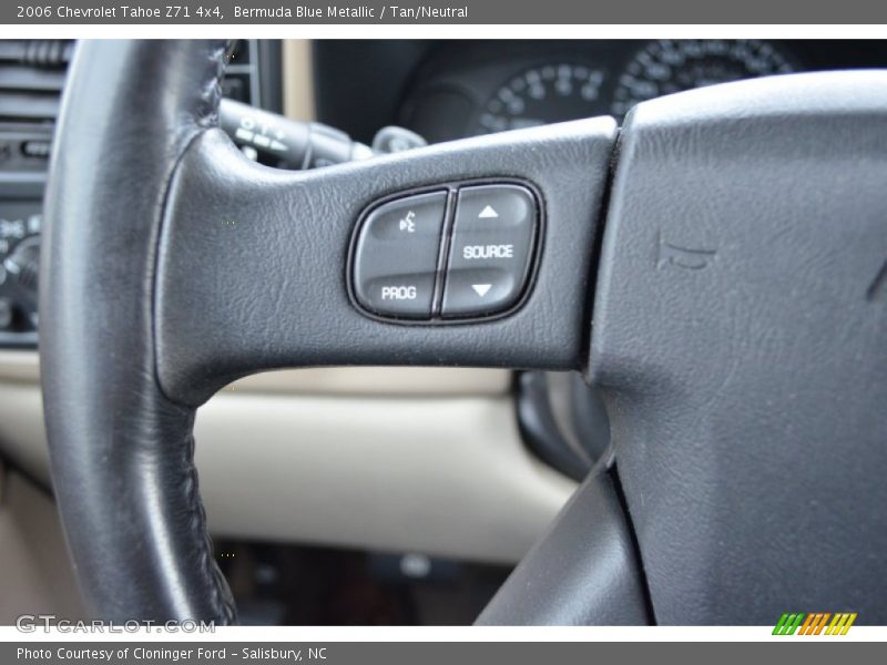 Bermuda Blue Metallic / Tan/Neutral 2006 Chevrolet Tahoe Z71 4x4