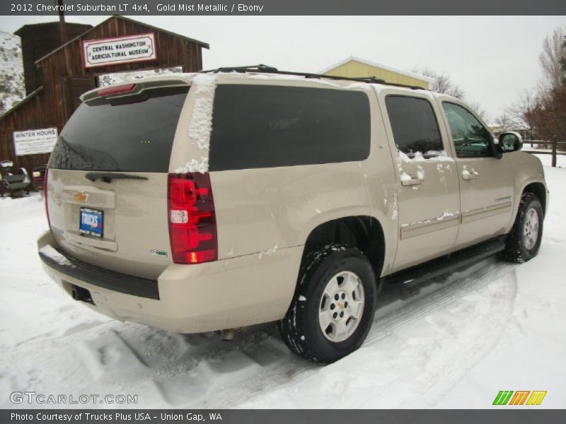 Gold Mist Metallic / Ebony 2012 Chevrolet Suburban LT 4x4
