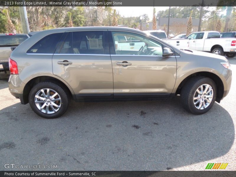 Mineral Gray Metallic / Medium Light Stone 2013 Ford Edge Limited