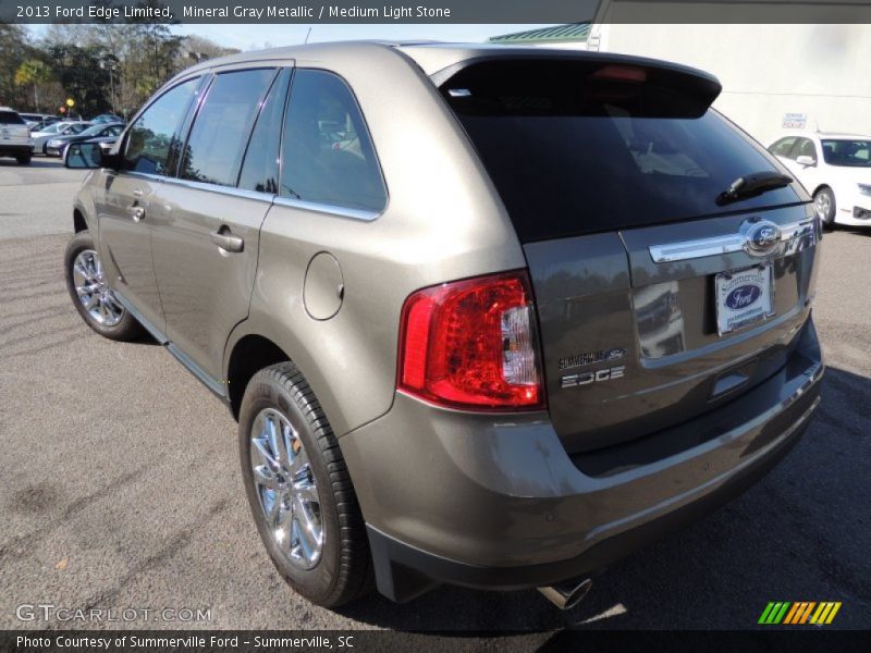 Mineral Gray Metallic / Medium Light Stone 2013 Ford Edge Limited