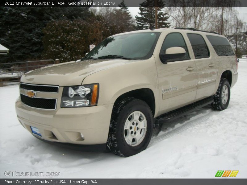 Gold Mist Metallic / Ebony 2012 Chevrolet Suburban LT 4x4