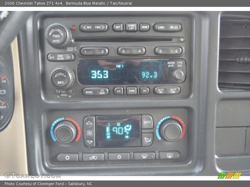 Bermuda Blue Metallic / Tan/Neutral 2006 Chevrolet Tahoe Z71 4x4