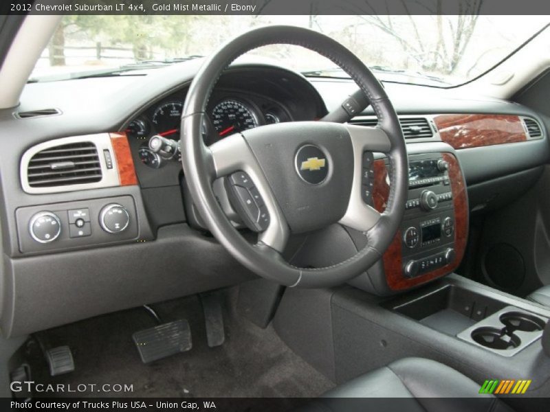 Gold Mist Metallic / Ebony 2012 Chevrolet Suburban LT 4x4