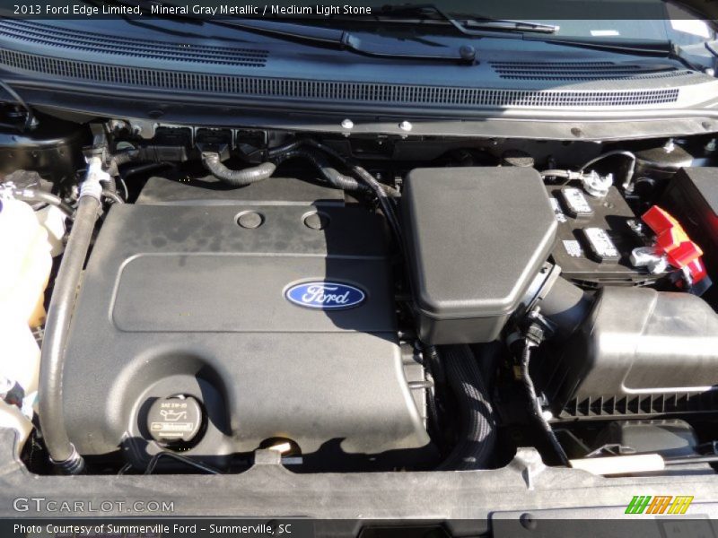 Mineral Gray Metallic / Medium Light Stone 2013 Ford Edge Limited