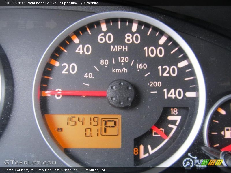 Super Black / Graphite 2012 Nissan Pathfinder SV 4x4