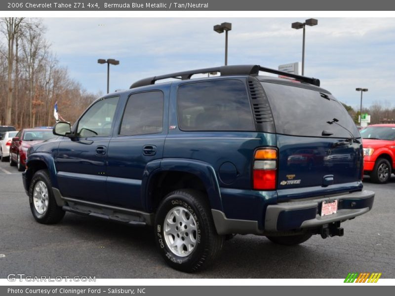 Bermuda Blue Metallic / Tan/Neutral 2006 Chevrolet Tahoe Z71 4x4