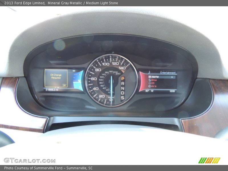 Mineral Gray Metallic / Medium Light Stone 2013 Ford Edge Limited
