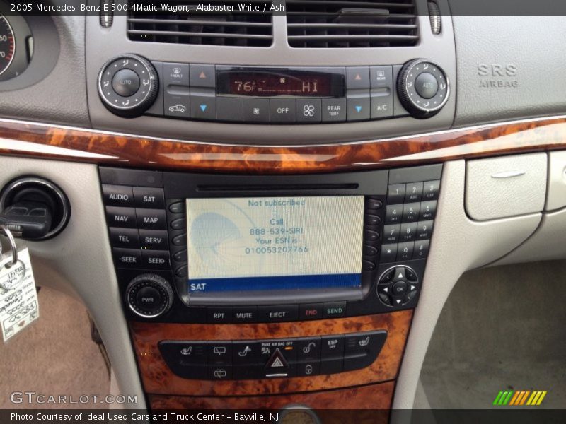 Controls of 2005 E 500 4Matic Wagon