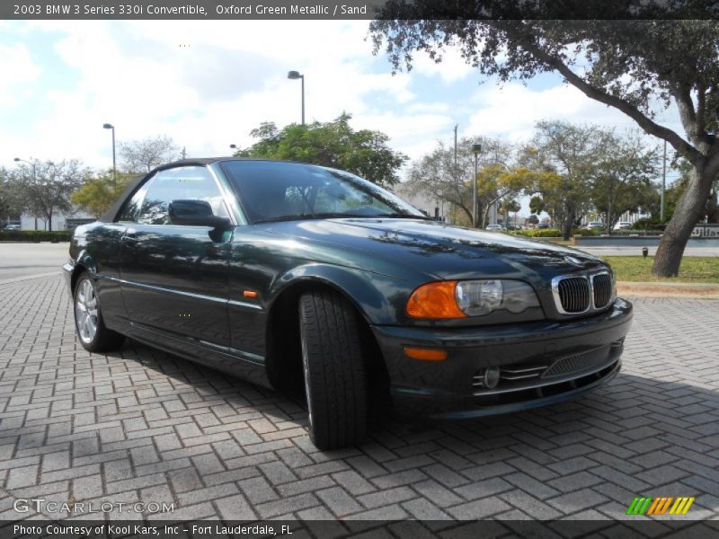 Oxford Green Metallic / Sand 2003 BMW 3 Series 330i Convertible