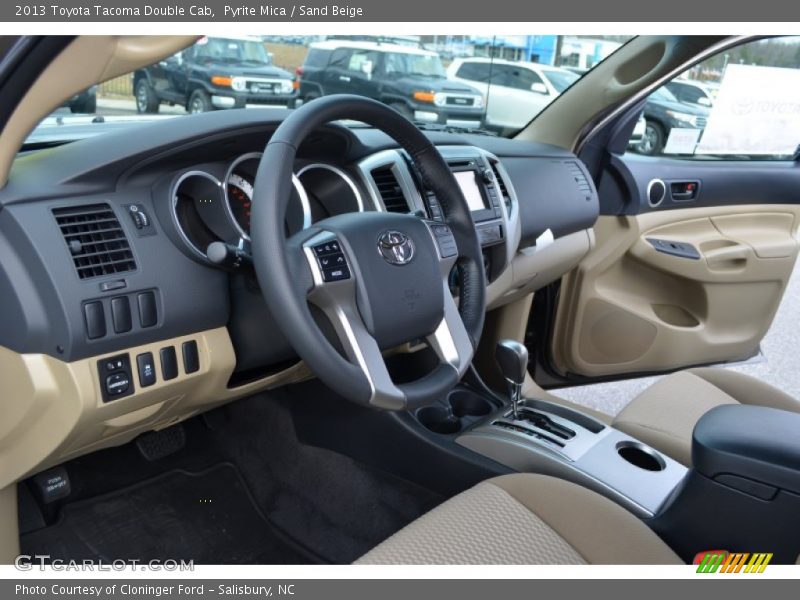  2013 Tacoma Double Cab Sand Beige Interior