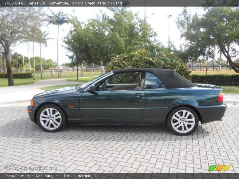  2003 3 Series 330i Convertible Oxford Green Metallic