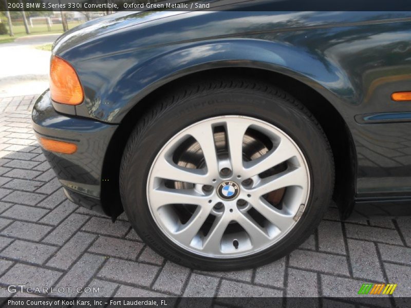 Oxford Green Metallic / Sand 2003 BMW 3 Series 330i Convertible